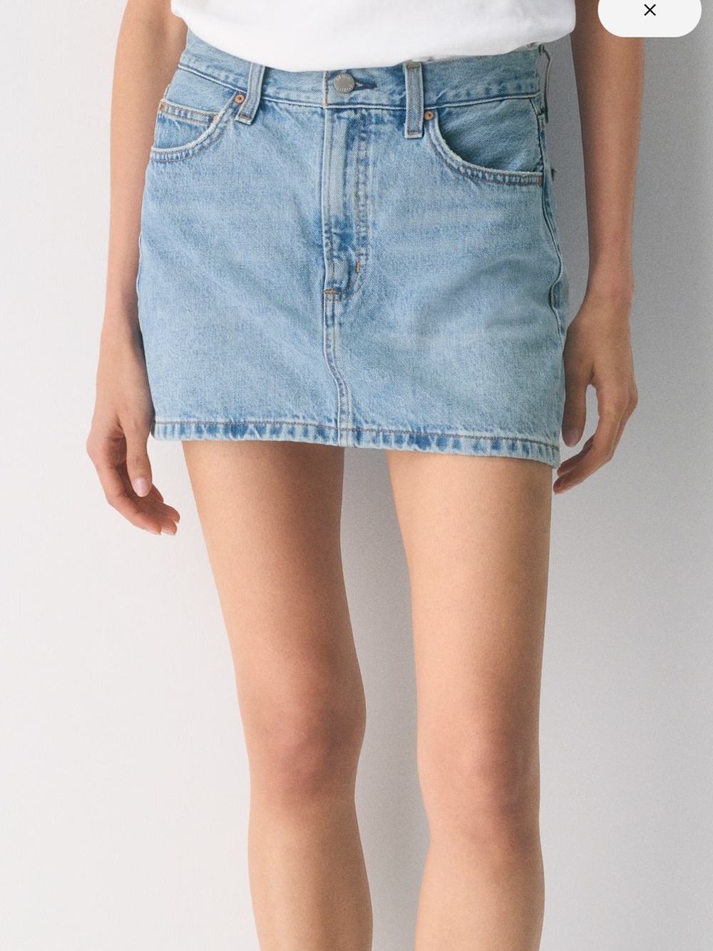 Aritzia Denim Mini Skirt